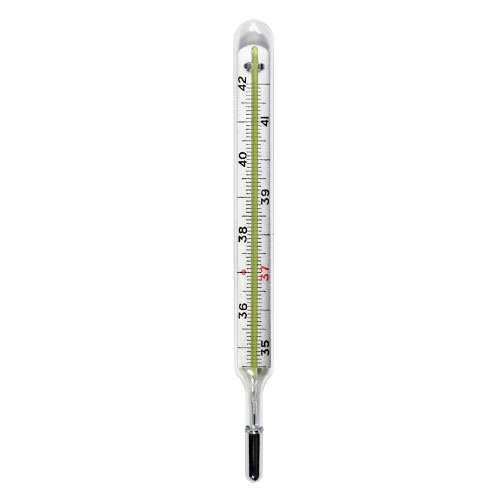 Термометр ртутный медицинский в пластиковом футляре ТМР купить в  Екатеринбурге по выгодной цене
