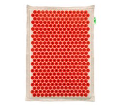 Тибетский аппликатор Большой коврик Красный с эффектом памяти