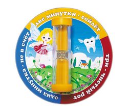 Часы песочные «Чистим зубки» 3 мин