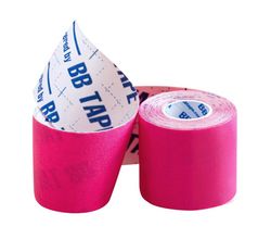 Кинезио тейп ВВТаре ICE/SILK 5см x 5м, розовый