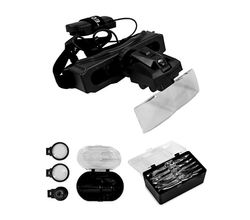 Лупа налобная Kromatech MG9892Е с подсветкой 28х