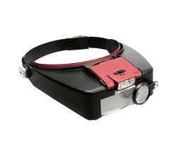 Лупа налобная Kromatech MG81007-A 1.5/3.0/8.5/10.0x с подсветкой (2 LED) арт. 23091b015