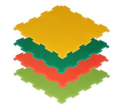 Ортопедический массажный   коврик ОРТО Трава мягкая (комплект из 8 модулей)