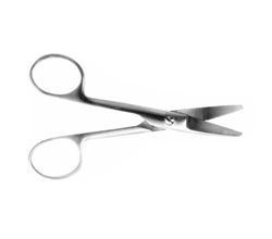 H-64 Ножницы тупоконечные изогнутые, 125 мм