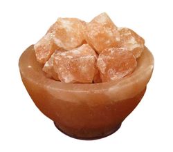 Лампа из гималайской соли Огненная ваза