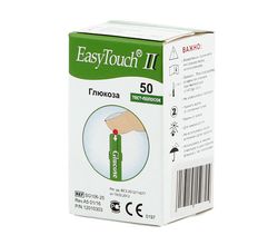 Тест полоски Изи Тач для анализа на глюкозу