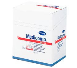 Салфетки Medicomp® / Медикомп из нетканого материала (стерильные): 7,5 х 7,5 см; 25 х 2 шт.