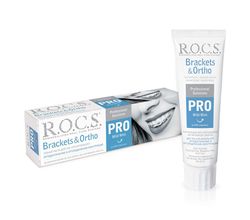 Зубная паста ROCKS PRO Brackets&Ortho 135гр. для брекетов