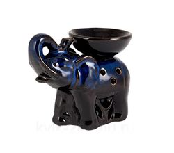 Керамическая аромалампа Слон (малый), цвет ассорти