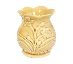 Керамическая аромалампа Цветок с крэк-эффектом