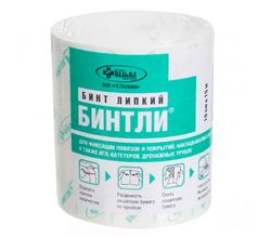 Бинт липкий Бинтли-Т 10 см х 0.25 м