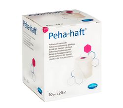 Бинт фиксирующий эластичный нестерильный без латекса PEHA-HAFT 20 м*10 см белый 932449