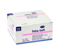 Бинт фиксирующий эластичный нестерильный без латекса PEHA-HAFT 20 м*4 см белый 932446