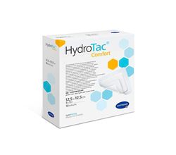 HydroTac Сomfort cамоклеящиеся губчатые повязки с гидрогелевым покрытием 12,5 х 12,5 см , 1 шт.