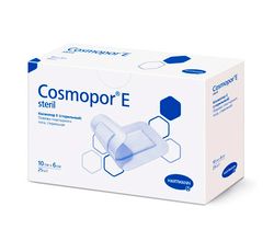 Самоклеящиеся послеоперационные повязки COSMOPOR E steril 10 х 6 см