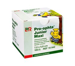 Пластырь для глаз (окклюдер) Про-Офта Джуниор Maxi 7х5,9 см