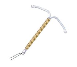 Спираль внутриматочная с золотом Симург Юнона Juno T Au