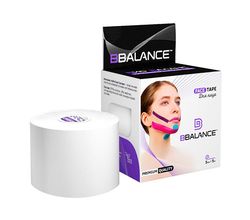 Кинезио тейп BBTape FACE TAPE 5см х 5м, белый