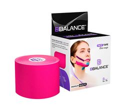Кинезио тейп BBTape FACE TAPE 5см х 5м, розовый