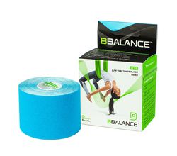 Кинезио тейп BBTape LITE 5см × 5м голубой
