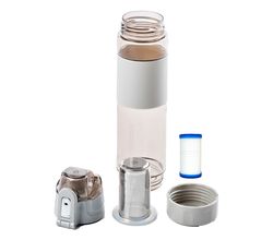 Бутылка-генератор водородной воды Sonaki Hydrogen Water Bottle HWP-150G, серая, 650 мл