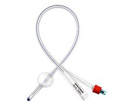 Двухходовой катетер Фолея Apexmed, силиконовый