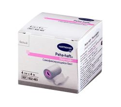 Бинт фиксирующий эластичный нестерильный без латекса Peha-Haft 4мх4см