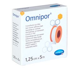 Фиксирующий пластырь Omnipor 1,25 см х 5 м, арт. 9004362