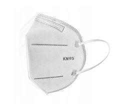 Защитная маска KN95 FFP2, без клапана выдоха, белая