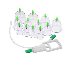 Вакуумные массажные банки с магнитами JK-7, 12 шт