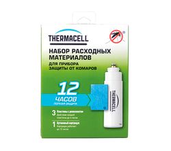 Набор запасной Thermacell (1 газовый картридж + 3 пластины)