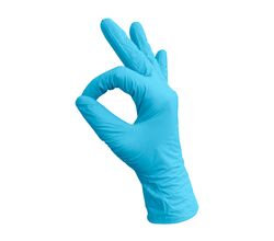 Перчатки нитриловые RUKIS Light, голубые, 50 пар