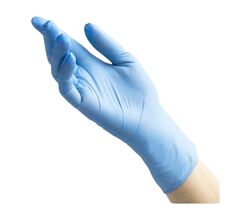 Перчатки RUKIS, нитровинил, голубые, 50 пар