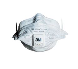 Противоаэрозольная фильтрующая полумаска 3М VFlex «9162V» FFP2 NR D