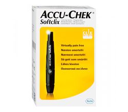 Ручка для прокалывания Акку-Чек Софткликс + 25 ланцетов