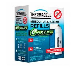 Набор запасной Thermacell Long Life Refill (4 газовых картриджа + 4 пластины)