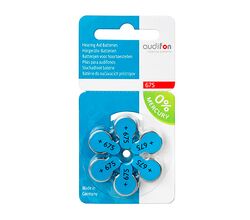 Батарейки Varta Audifon для слуховых аппаратов размер 675, 6 шт