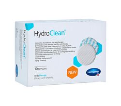 Повязки HydroClean Plus с раствором Рингера и ПГМБ круглые 5,5 см