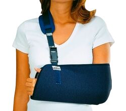 Поддерживающий бандаж для руки (косынка) Orliman С-42A синий