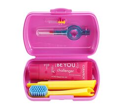 Дорожный набор Curaprox BE YOU, в розовом боксе
