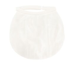 Фартук для защиты трахеостомы Romet Dicky Style нагрудный, 8 слоев (белый цвет RSC-White)