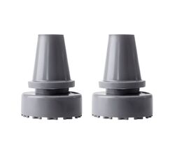 Широкий наконечник для тростей и костылей 19 мм, серый