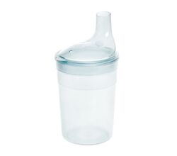 Поильник BESIDE с крышкой-носиком 200 мл, прозрачный