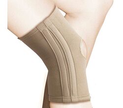 Эластичный коленный бандаж Orliman TN-211, с боковыми вставками