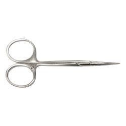 Ножницы глазные остроконечные вертикальные изогнутые Н-41 113 мм МИЗ-Т