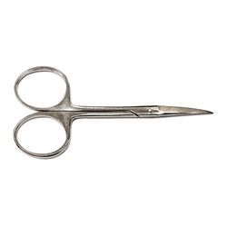 H-21 Ножницы вертикально изогнутые, остроконечные, 100 мм