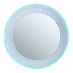 Косметическое зеркало с 10х увеличением и подсветкой Gezatone LM-100 (бирюзовое)