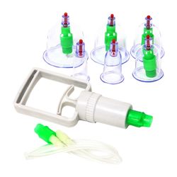 Вакуумные массажные банки с магнитами JK-11, 6 шт.