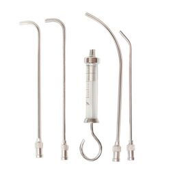 Шприц для внутригортанных вливаний и промывания миндалин, 5 мл. Ш-14-5