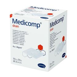 Medicomp drain стерильные (7,5х7,5 см), 6 слоев, арт. 4215337